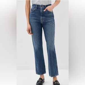 Agolde Blue Straight Leg Jeans